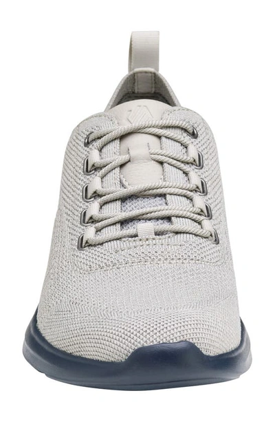 Shop Johnston & Murphy Amherst Knit Sneaker In Light Grey