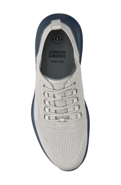 Johnston Murphy Amherst Knit Sneaker In Light Grey ModeSens