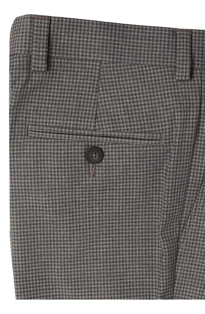 Shop Andrew Marc Kids' Minigrid Suit In Light Grey