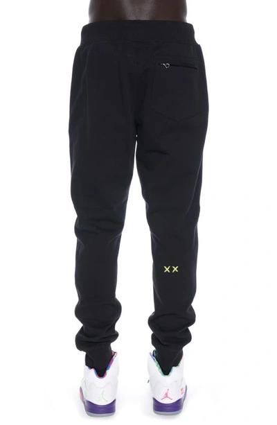 Shop Cult Of Individuality Cotton French Terry Sweatpants In Black