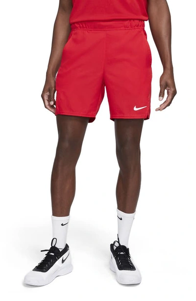 Shop Nike Court Victory Athletic Shorts In University Red/ White