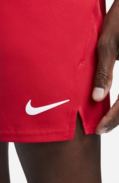 Shop Nike Court Victory Athletic Shorts In University Red/ White
