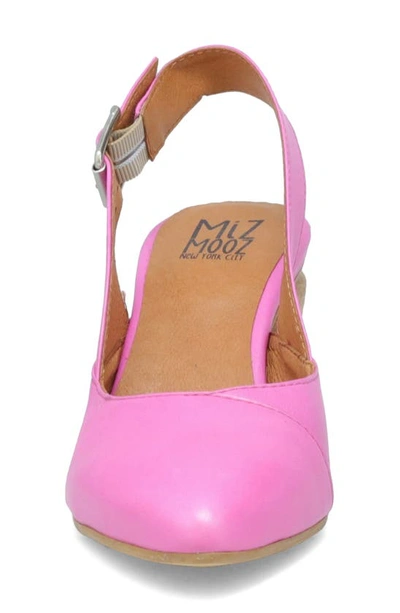 Miz Mooz Aurora Slingback Pump In Fuchsia