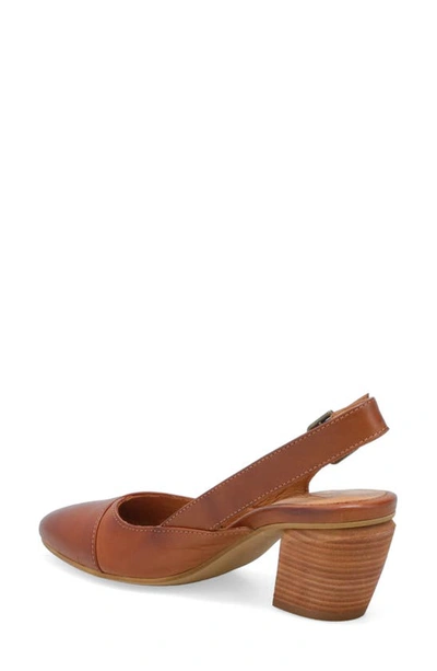 Shop Miz Mooz Aurora Slingback Pump In Brandy