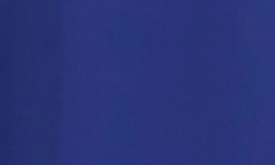 Slny Halter Neck Layered Chiffon Shift Dress In Iris