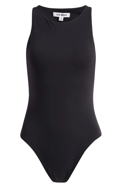 Shop Steve Madden Nico Sleeveless Bodysuit In Black