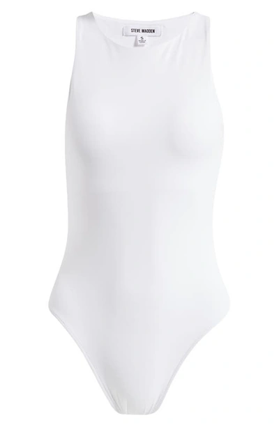 Shop Steve Madden Nico Sleeveless Bodysuit In White