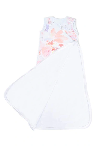 Shop Oilo Cotton Jersey Wearable Blanket In White