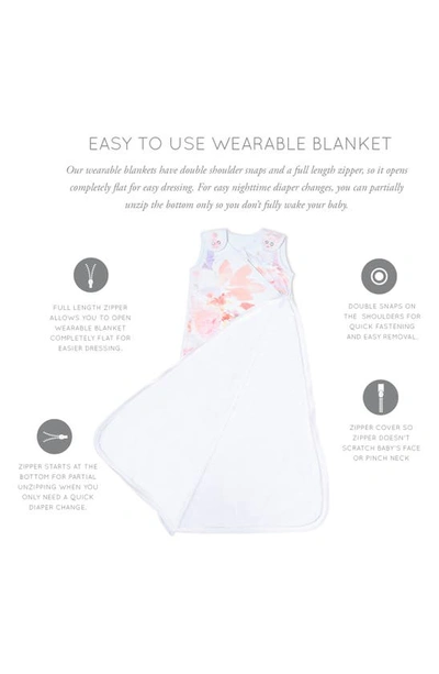 Oilo Cotton Jersey Wearable Blanket In White