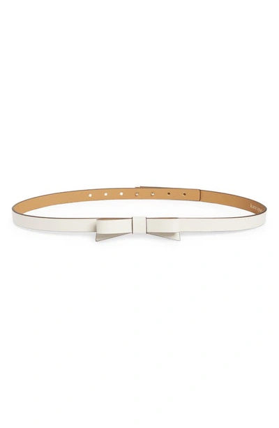 Shop Kate Spade Bow Belt In French Cream