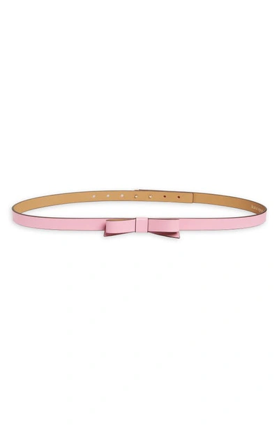 Shop Kate Spade Bow Belt In Strawberry Shake
