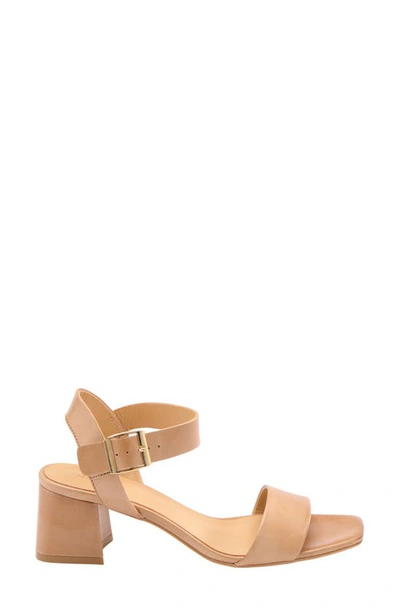 Nisolo Ankle Strap Sandal In Almond