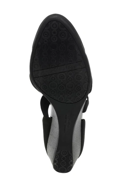Anne Klein Tara Wedge Pump In Black Multi