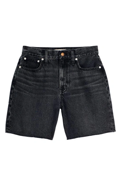 Shop Madewell Baggy Denim Shorts In Reyburn Wash