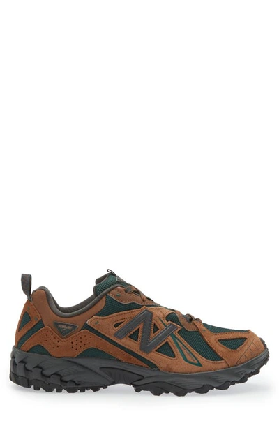 Shop New Balance 610v1 Running Sneaker In True Brown/ Night Watch Green