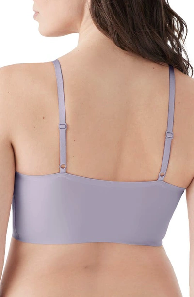 True & Co. True Body Lift Triangle Adjustable Strap Bra In Purple Haze