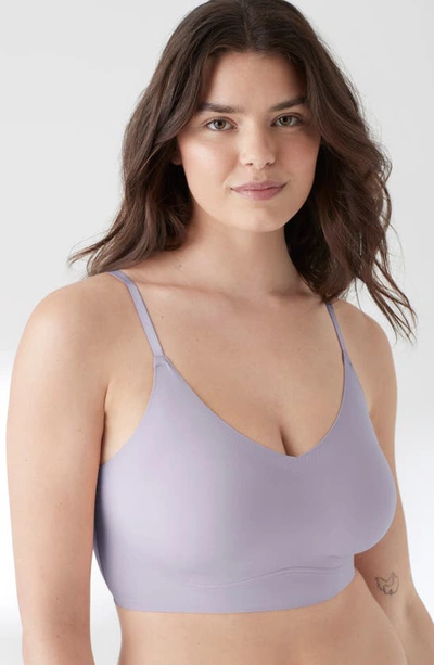 True & Co. True Body Lift Triangle Adjustable Strap Bra In Purple Haze