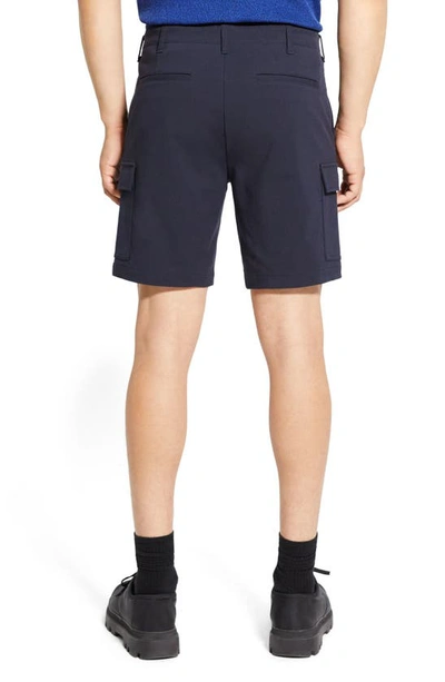 Theory Men's Zaine Neoteric Twill Shorts In Baltic
