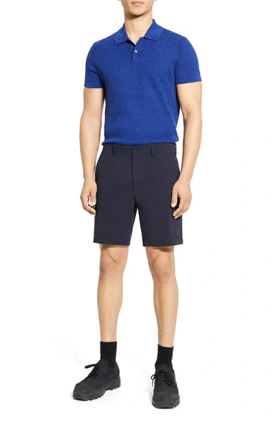 Theory Men's Zaine Neoteric Twill Shorts In Baltic