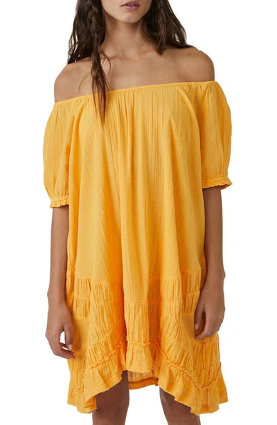 Shop Free People Free-est So Scenic Convertible A-line Minidress In Bird Of Paradise