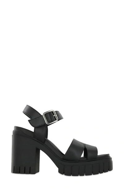 Shop Mia Nivea Platform Sandal In Black