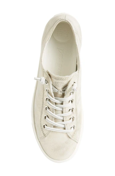 Shop Paul Green Hadley Platform Sneaker In Mineral Metallic