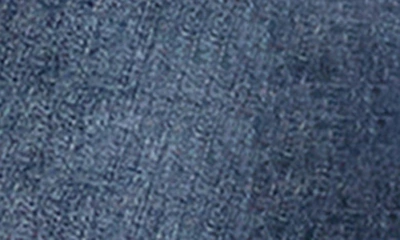 Hint Of Blu Happy Shaggy High Waist Raw Hem Wide Leg Jeans In Fray Blue