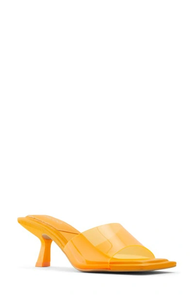 Shop Aldo Cassilia Slide Sandal In Orange
