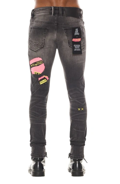 Cult Of Individuality Punk Sex Pistols Distressed Rigid Super Skinny Jeans In Bollocks
