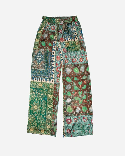 Shop (d)ivision Lounge Pants Paisley In Green
