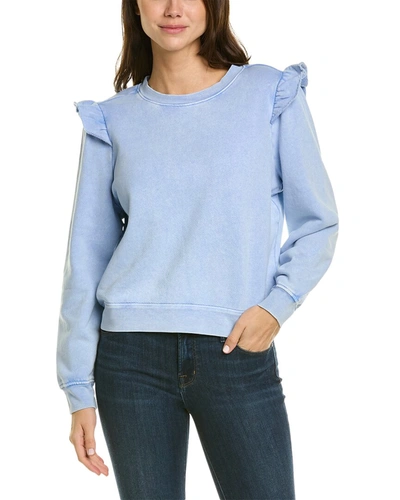 Shop Paige Denim Lorelai Sweatshirt In Blue