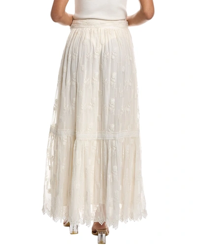 Rococo Sand Maxi Skirt In White