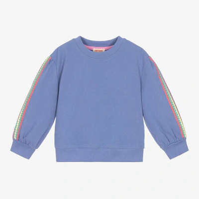 Shop Joyday Girls Blue Cotton Sweatshirt