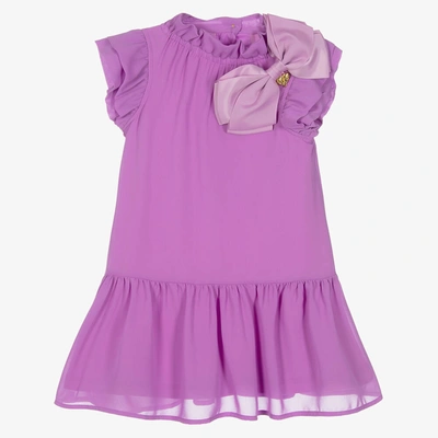 Shop Angel's Face Girls Purple Chiffon Dress