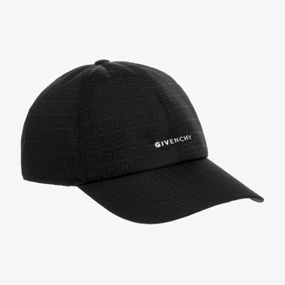 Shop Givenchy Boys Black Logo Baseball Cap