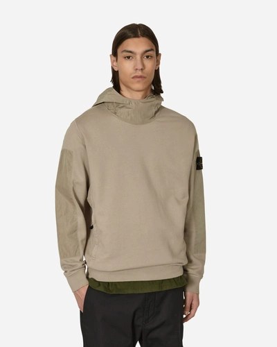 Stone Island Nylon Metal Hooded Sweatshirt Turtledove In Grey | ModeSens