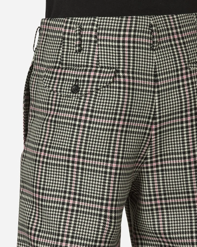 Shop Comme Des Garçons Homme Deux Checked Wool Shorts Multicolor In Beige