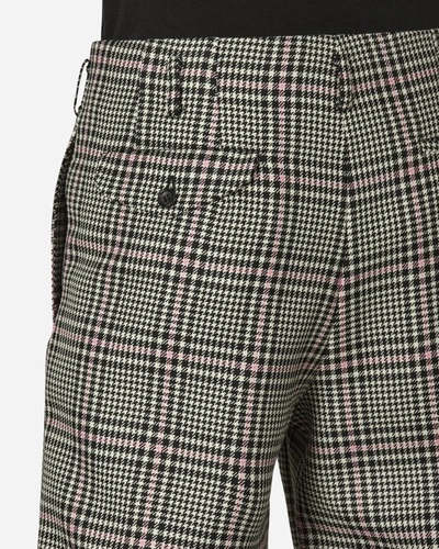 Comme Des Garçons Homme Deux Checked Wool Shorts Multicolor In Beige