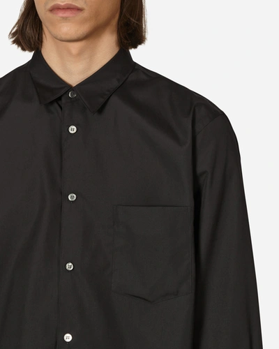 Shop Comme Des Garçons Homme Deux Asymmetric Hem Shirt In Black