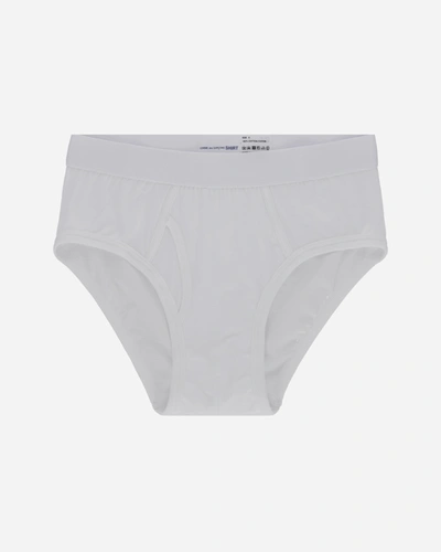 Shop Comme Des Garçons Shirt Forever Briefs In White