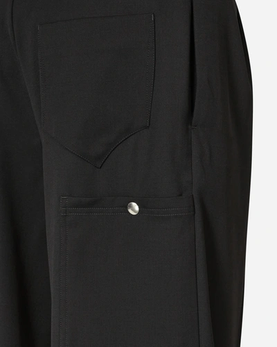 Kiko Kostadinov Kreuk Tailored Trousers Crow In Black
