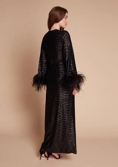 Shop Gilda & Pearl Seraphina Gown In  Black