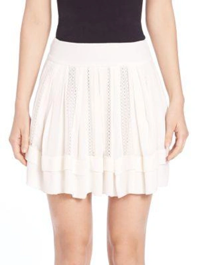 Shop Iro Ginny Skirt In Ecru