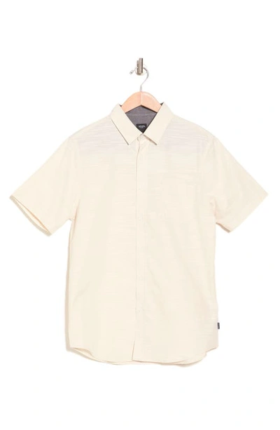 Union Lennox Short Sleeve Button-up Shirt In Sand