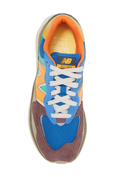 New Balance 5740 Sneaker In Cobalt/ Marigold