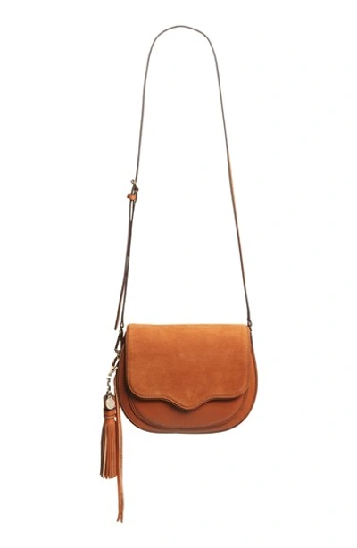 Shop Rebecca Minkoff 'large Suki' Crossbody Bag In Almond/ Light Gold Hrdwr