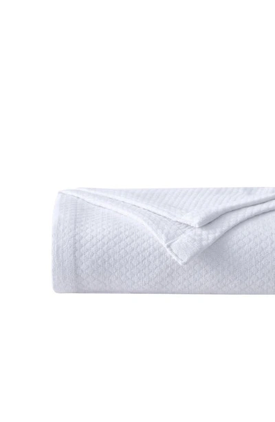 Southshore Fine Linens Milton Cotton Luxury Blanket In White