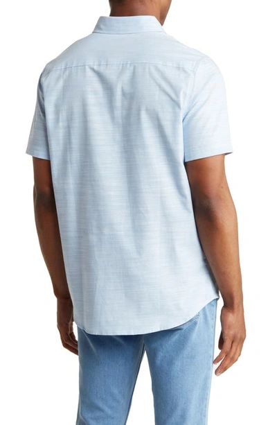 Shop Union Lennox Short Sleeve Button-up Shirt In Hamptons