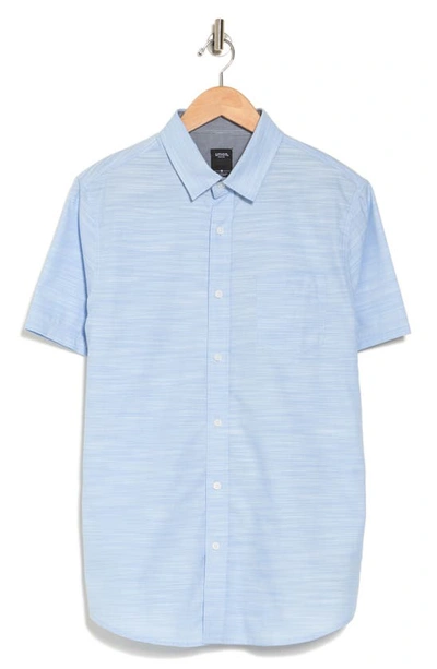 Shop Union Lennox Short Sleeve Button-up Shirt In Hamptons