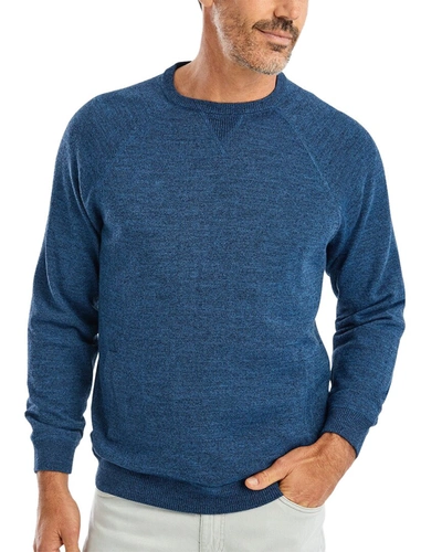 Shop Johnnie-o Chilton Sweater In Blue